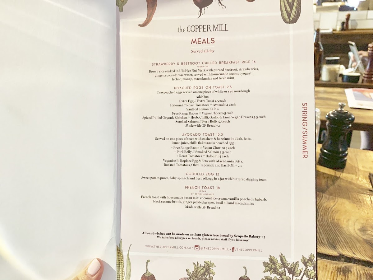 Menu The Copper Mill-10