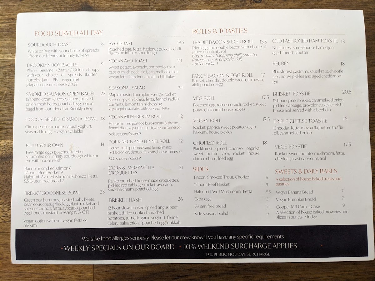 Menu The Copper Mill-3