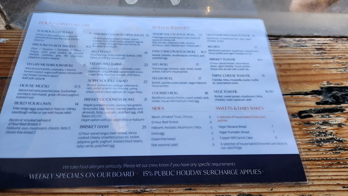 Menu The Copper Mill-8